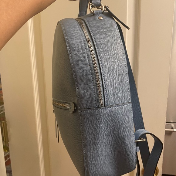 COACH JORDYN BACKPACK CROSSGRAIN Light Blue SOLD‼️ - Picture 8 of 15